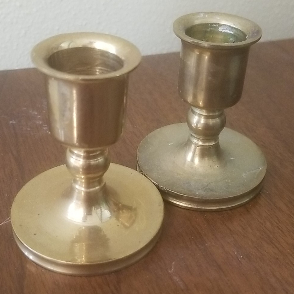 Brass Candlestick Holders